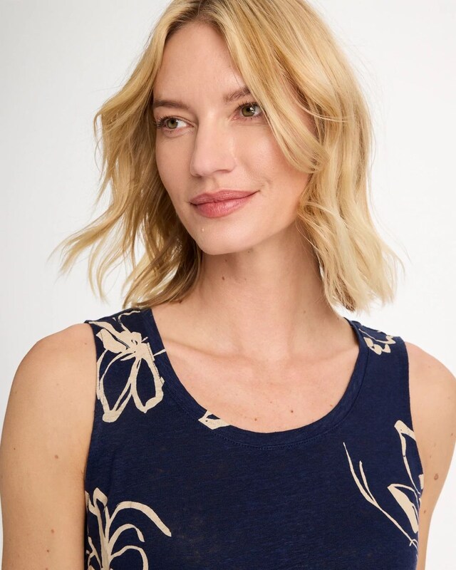 Floral Linen Tank - image 4